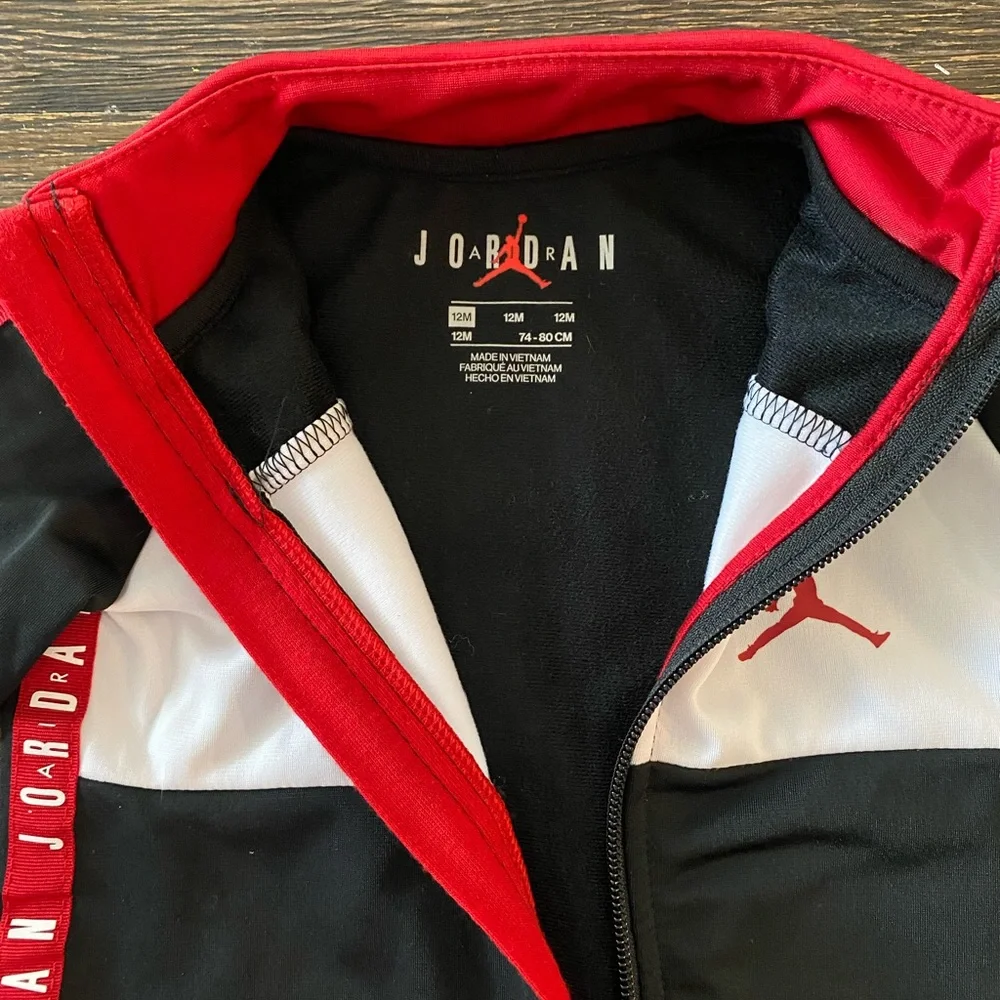 Jordan Baby Boy Outfit 12 Months Black Red Boys Jumpsuit One Piece Air Michael